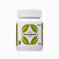 Таблетки Сефагрейн от мигрени и синусита, 60 таблеток, Чарак Фарма; Cephagraine Tablets 60 tabs, Charak Pharma