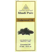 Эфирное масло Кедра, 15 мл, производитель "Кхади"; Khadi Pure Herbal Cedarwood 15 ml Essential Oil