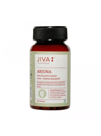 Арджуна 120 таблеток от Jiva Ayurveda: поддержка сердца и сосудов