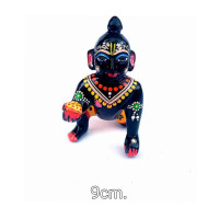 Ладу Гопал черный медный (9 см); Ladoo Gopal black Brass Idol 9 cm Ладу Гопал черный медный (9 см); Ladoo Gopal black Brass Idol 9 cm