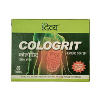 Кологрит, таблетки от желудочно-кишечных заболеваний, 60 таблеток, производитель Патанджали; Patanjali Divya Cologrit 60 tab Кологрит, таблетки от желудочно-кишечных заболеваний, 60 таблеток, производитель Патанджали; Patanjali Divya Cologrit 60 tab