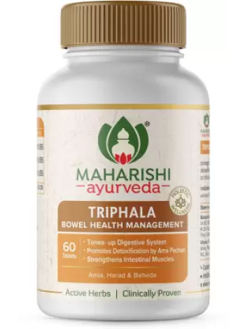 Трифала Махариши Аюрведа: 60 таблеток для здоровья пищеварения
