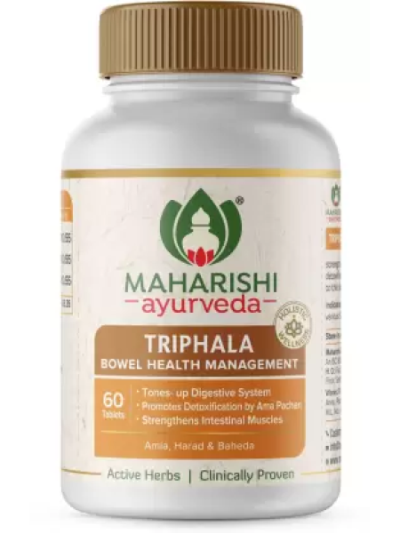 Трифала, 60 таб., производитель "Махариши Аюрведа", Triphla, 60 tabs., Maharishi Ayurveda