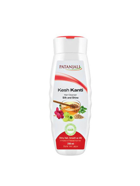 Шампунь для волос "Шелк и Блеск" Кеш Канти 200 мл; Silk & Shine Hair Cleanser Kesh Kanti Patanjali 200 ml