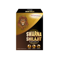 Сварна Шиладжит: сила и энергия, 10 капсул, Патанджали; Patanjali Swarna Shilajit 10 capsule