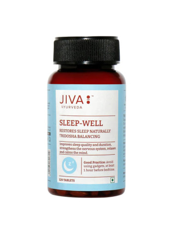Слип Велл от Джива Аюрведа: 120 таблеток для спокойного сна