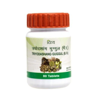 Трайодашанг Гуггул, 80 таб/, Патанджали; Divya Triyodashang Guggul, 80 Tablets, Patanjali 