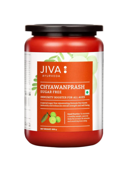 Чаванпраш без сахара, 500 г, производитель Джива Аюрведа; Sugar Free Chyawanprash 500 g, Jiva Ayurveda