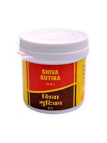 ШИВА ГУТИКА: ОМОЛОЖЕНИЕ И ДЕТОКС, 100 ТАБ., ПРОИЗВОДИТЕЛЬ "ВЬЯС", SHIVA GUTIKA, 100 TABS., VYAS