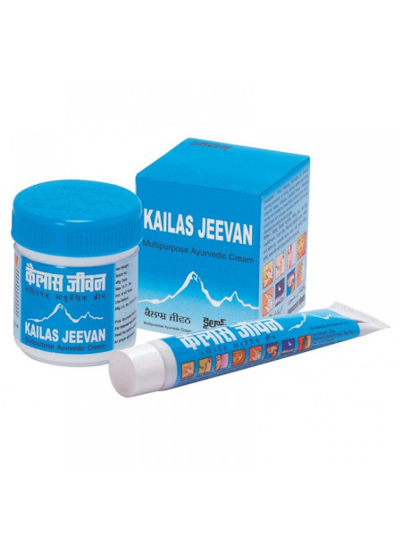 Крем "Кайлаш Дживан", 120 г, производитель "Аюрведа Самшодханалая", Kailas Jeevan, 120 g, Ayurved Sumshodhanalaya