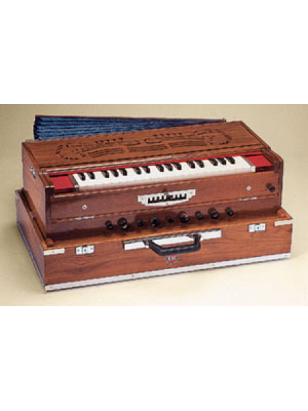 Физгармонь чемодан с ченжером, индийские голоса, 3 октавы, 2 ряда