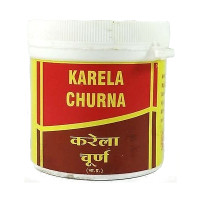 Карела Чурна: регулирование уровня сахара в крови и диабет, 100 г, производитель "Вьяс", Karela Churna, 100 g, Vyas