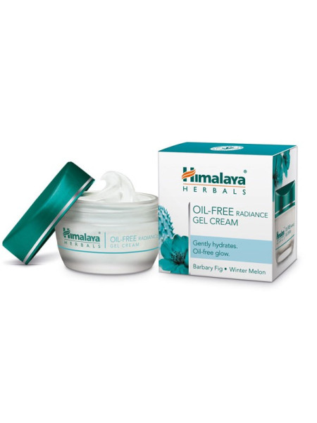 Безмасленный увлажняющий крем-гель, 50 г, производитель "Хималая", OIL-FREE Radiance Gel Cream, 50 g, Himalaya