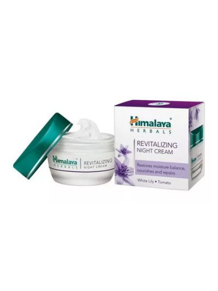 Восстанавливающий ночной крем, 50 г, производитель "Хималая", Revitalizing Night Cream, 50 g, Himalaya