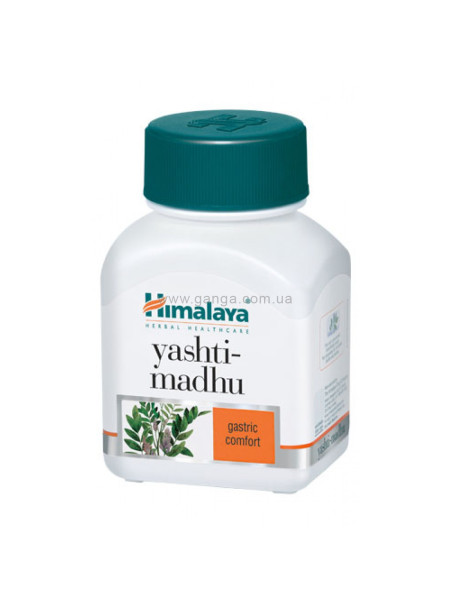 Яштимадху, 60 таб., производитель "Хималая", Yashtimadhu, 60 tabs., Himalaya