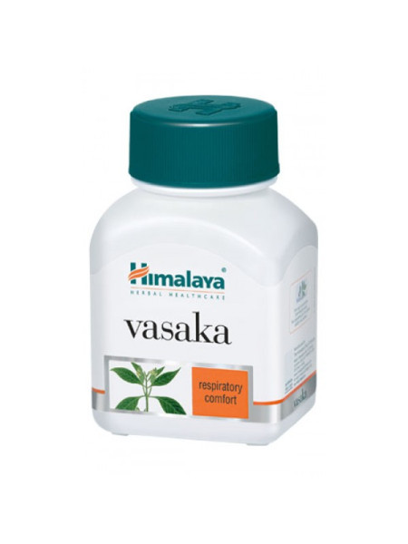 Васака: противокашлевое средство, 60 таб., производитель "Хималая", Vasaka, 60 tabs., Himalaya