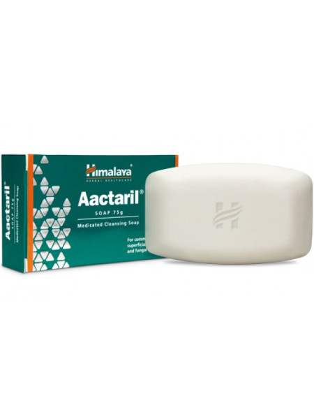 Антисептическое мыло "Актарил", 75 г, производитель "Хималая", Aactaril Soap, 75 g, Himalaya