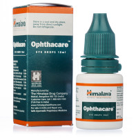 Глазные капли "Оптакейр", 10 мл, производитель "Хималая", Ophthacare Drops, 10 ml, Himalaya