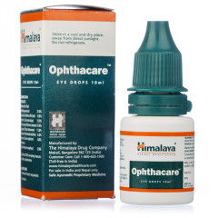 Глазные капли "Оптакейр", 10 мл, производитель "Хималая", Ophthacare Drops, 10 ml, Himalaya