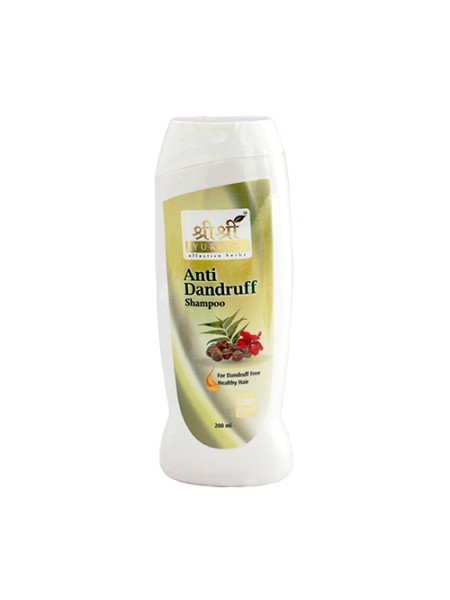 Шампунь против перхоти, 200 мл, производитель "Шри Шри Аюрведа", Anti Dandruff Shampoo, 200 ml, Sri Sri Ayurveda