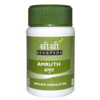 Амрут (Гудучи) 500 мг: укрепление иммунитета, 60 таб., производитель "Шри Шри Аюрведа", Amruth 500 mg, 60 tabs., Sri Sri Ayurveda