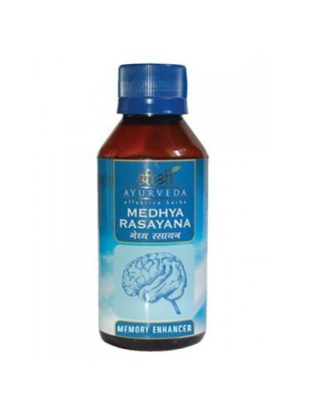 Медхья Расаяна: восстановление нервной системы, 100 мл, производитель "Шри Шри Аюрведа", Medhya Rasayana, 100 ml, Sri Sri Ayurveda