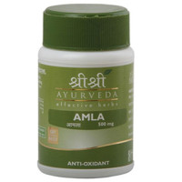 Амла 500 мг: антиоксидант, 60 таб., производитель "Шри Шри Аюрведа", Amla 500 mg, 60 tabs., Sri Sri Ayurveda