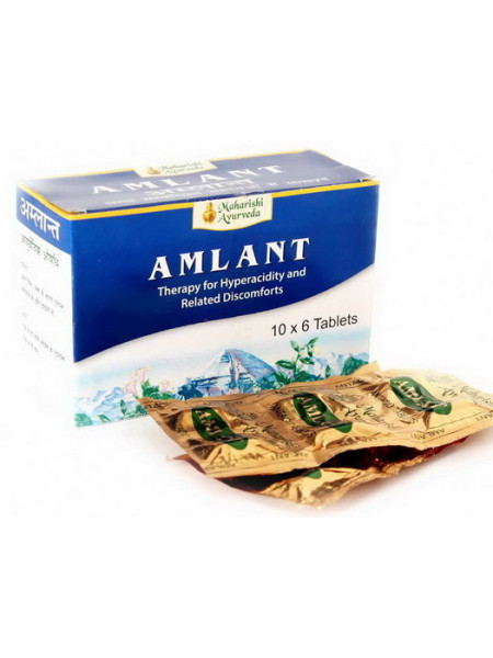 Амлант: лечение ЖКТ, 60 таб., производитель "Махариши Аюрведа", Amlant, 60 tabs., Maharishi Ayurveda