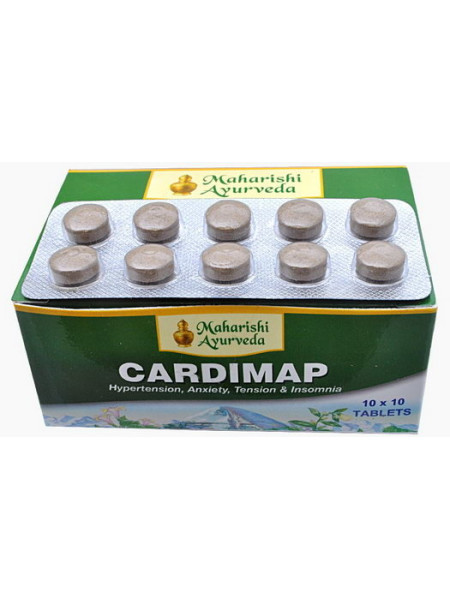 Препарат от гипертонии "Кардимап", 100 таб., производитель "Махариши Аюрведа", Cardimap, 100 tabs., Maharishi Ayurved