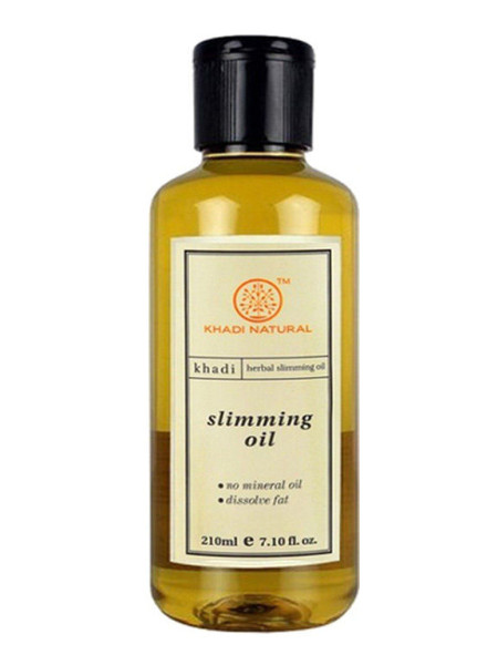 Антицеллюлитное масло, 210 мл, производитель "Кхади", "Slimming Oil", 210 ml, Khadi