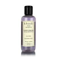 Аюрведическое массажное масло против стресса "Лаванда и Иланг-Иланг", Без парабенов, 210 мл, производитель "Кхади", Massage Oil "Lavender & Ylang Ylang", Paraben Free, 210 ml, Khadi Аюрведическое массажное масло против стресса "Лаванда и Иланг-Иланг", Без парабенов, 210 мл, производитель "Кхади", Massage Oil "Lavender & Ylang Ylang", Paraben Free, 210 ml, Khadi