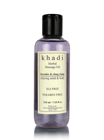 Аюрведическое масло для массажа Лаванда & Иланг-Иланг: расслабление и спокойствие