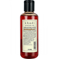 Гель для душа "Сандал и Мед", 210 мл, производитель "Кхади", Body Wash "Sandalwood & Honey", 210 ml, Khadi Гель для душа "Сандал и Мед", 210 мл, производитель "Кхади", Body Wash "Sandalwood & Honey", 210 ml, Khadi