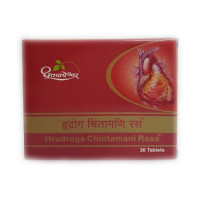 Храдрога Чинтамани Раса: лечение сосудов и сердца, 30 таб., производитель "Дхутапапешвар", Hrudroga Chintamani Rasa, 30 tabs., Dhootapapeshwar