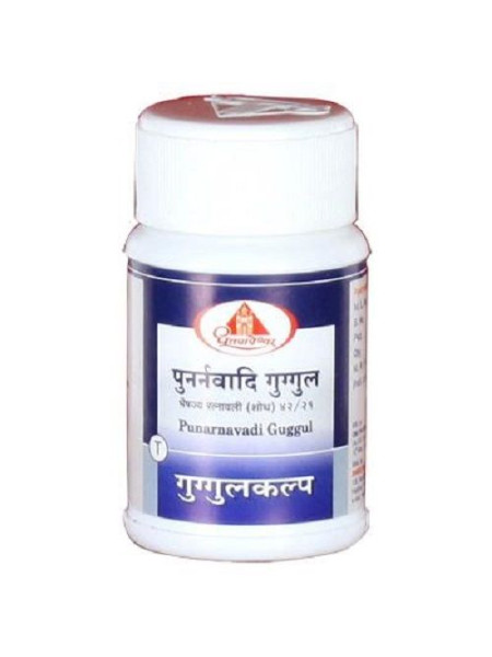 Пунарнавади Гуггул: здоровье мочеполовой системы, 60 таб., производитель "Дхутапапешвар", Punarnavadi Guggul, 60 tabs., Dhootapapeshwar