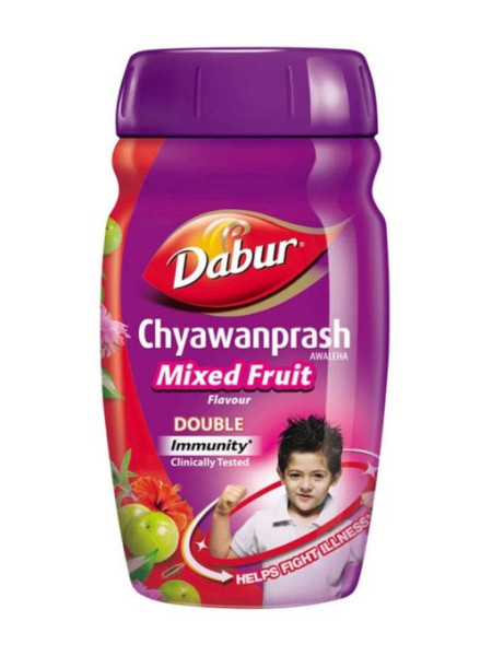 Чаванпраш "Фруктовый микс", 500 г, производитель "Дабур", Chyawanprash mixed fruit flavour, 500 g, Dabur "Фруктовый микс", 500 г, производитель "Дабур", Chyawanprash mixed fruit flavour, 500 g, Dabur
