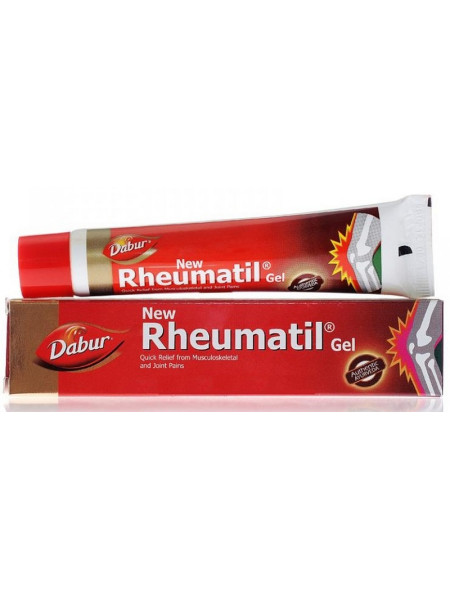 Ревматил гель: снимает отеки и суставные боли, 30 г, производитель Дабур, Rheumatil Gel, 30 g, Dabur