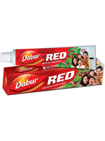 Зубная паста Dabur Red: 100 г белоснежной улыбки