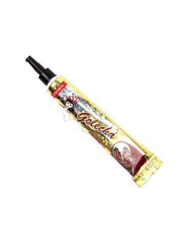 Хна для мехенди Голеча: 10 тюбиков бордового цвета для быстрого результата