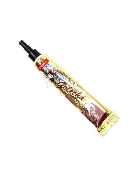 Хна для мехенди в тюбике быстрый цвет бордовая "Голеча", коробка (10 тюбиков), производитель "Голеча", Golecha Burgundi, 10 tub., Golecha