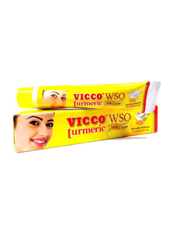 Крем для лица с куркумой VICCO Turmeric WSO: 30 г натурального ухода