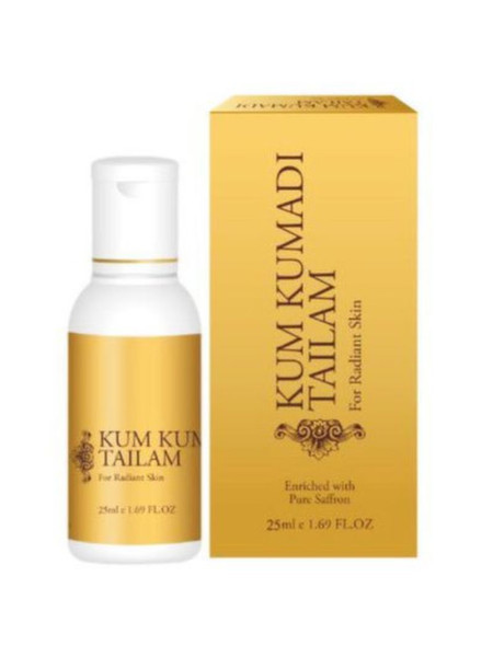  Омолаживающее масло "Кумкумади", 25мл, производитель "Васу", Kum Kumadi Oil, 25 m, Vasu