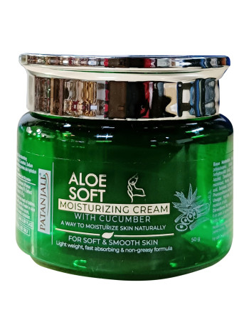 Увлажняющий крем для лица Алое Вера от Patanjali: 50 г интенсивного ухода