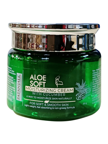 Увлажняющий крем для лица "Алое Вера", 50 г, производитель "Патанджали", Aloe Vera Moisturizer, 50 g, Patanjali