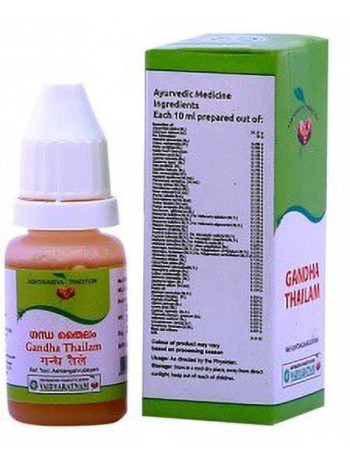 Гандха Тайлам Вайдьяратнам 10 мл: эффективное средство от боли