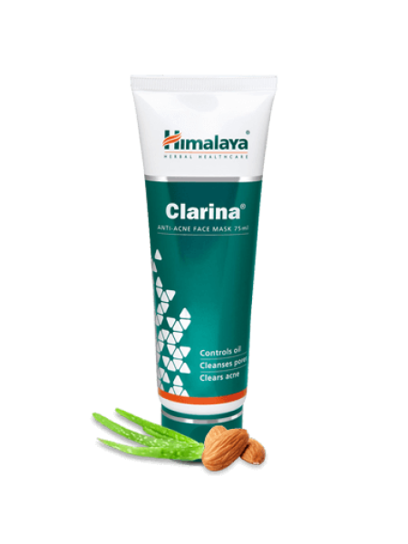 Маска для лица против прыщей, 75 мл., Производитель Хималая Хербалс, Clarina Anti-acne Face Mask, 75 мл., Himalaya Herbals 