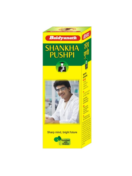 Шанкха Пушпи, 300 мл, производитель "Байдьянатх", Shankhapushpi, 300 ml, Baidyanath