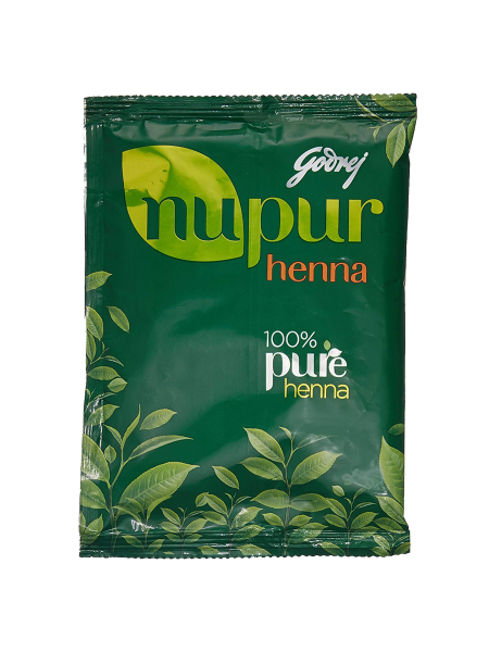 Хна для волос натуральная, 120 г, производитель "Нупур", Henna natural, 120 g, Nupur
