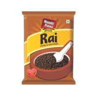 Семена черной горчицы Раи, 100 г, производитель "Мунши Панна", Rai Munshi Panna, 100 g, Munshi Panna