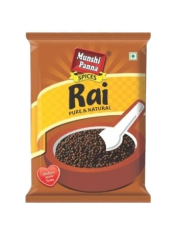 Семена черной горчицы Rai Munshi Panna (100 г) - пряный аромат Индии